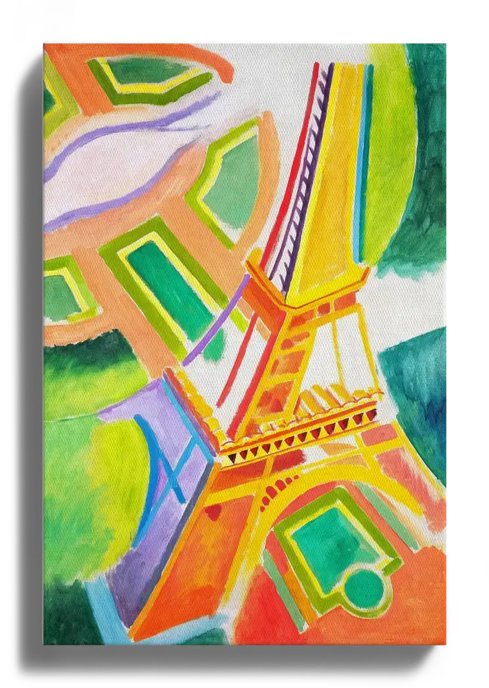 Robert Delaunay: Eiffelturm, 1924 – Kunstdruck