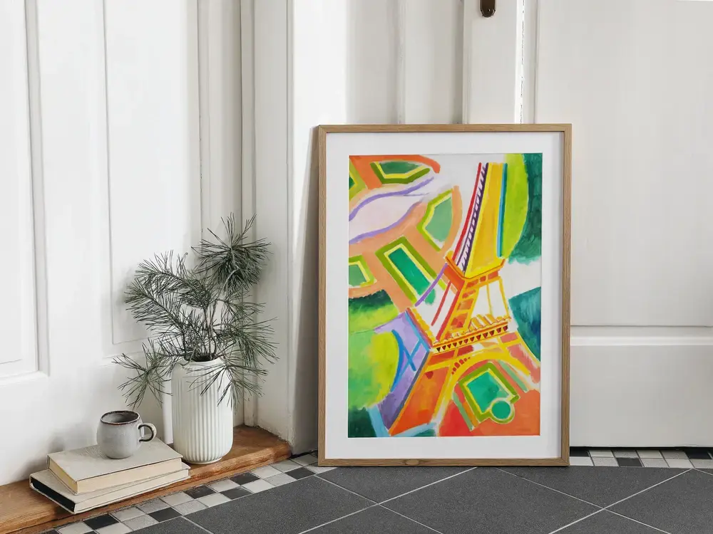 Robert Delaunay: Eiffelturm, 1924 – Kunstdruck