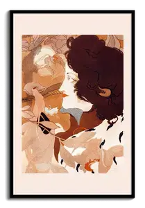 Art Nouveau Poster Print: Georges de Feure Woman & Bird – Order Yours Today