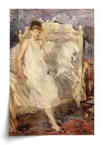 Berthe Morisot Art Print – Seated Woman in White: Order yours for Impressionist decor