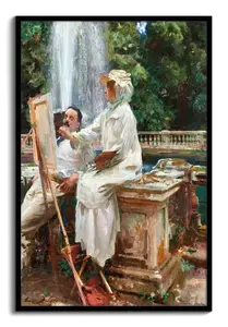 Art Print: John Singer Sargent The Fountain, Villa Torlonia 1907 – Add to your wall
