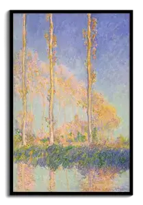 Monet Art Print: Autumn Effect at Argenteuil – Bring poplars to your wall now