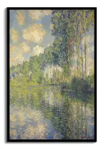 Claude Monet Poplars Art Print – bring river reflections home, order yours now