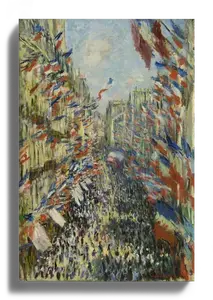 Montorgueil Street Paris - Claude Monet Art Print