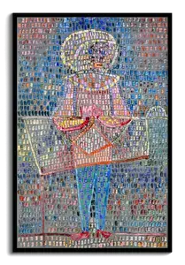 Paul Klee Art Print – Boy in Fancy Dress: Order Your Vibrant Mosaic Wall Poster