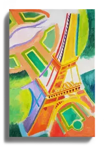 Robert Delaunay: Eiffel Tower (1924) Art Print