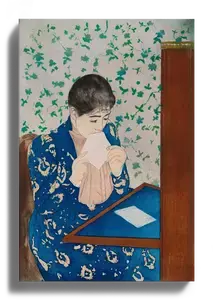 The Letter (1890-91) by Mary Cassatt - Art Print