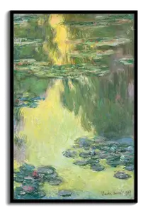 Monet Seerosen 1907 Kunstdruck – hol dir das goldene Teichlicht an die Wand