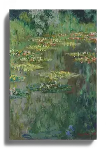 Water Lily Pond Impressionist Art Print