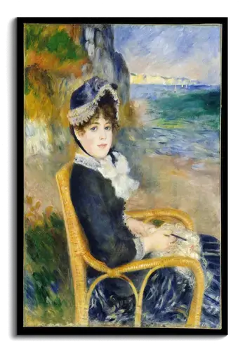 Auguste Renoir – Am Meeresufer Kunstdruck