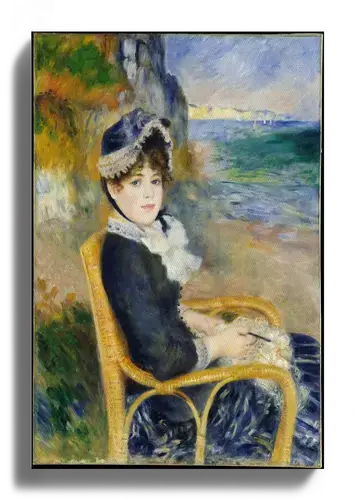 Auguste Renoir – Am Meeresufer Kunstdruck