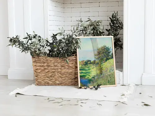 Claude Monet Coup de Vent Art Print