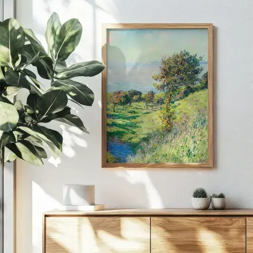 Claude Monet Coup de Vent Art Print
