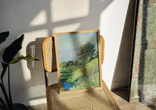 Claude Monet Coup de Vent Art Print