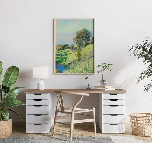 Claude Monet Coup de Vent Art Print