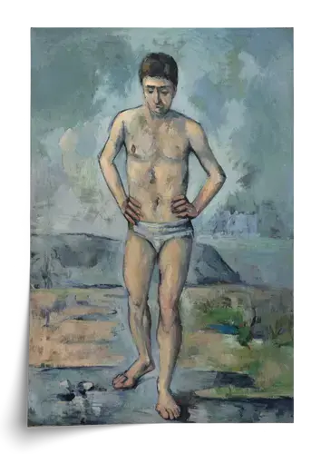 Paul Cézanne: Der Badende (1885) – Kunstdruck