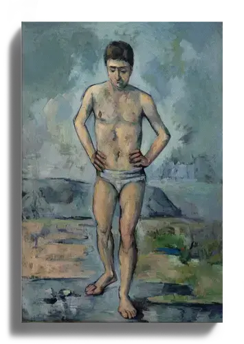 Paul Cézanne: Der Badende (1885) – Kunstdruck