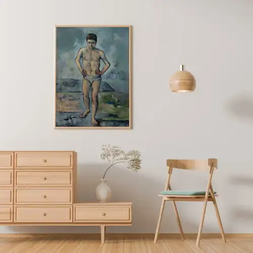 Paul Cézanne: The Bather (1885) Fine Art Print