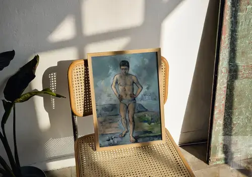 Paul Cézanne: The Bather (1885) Fine Art Print