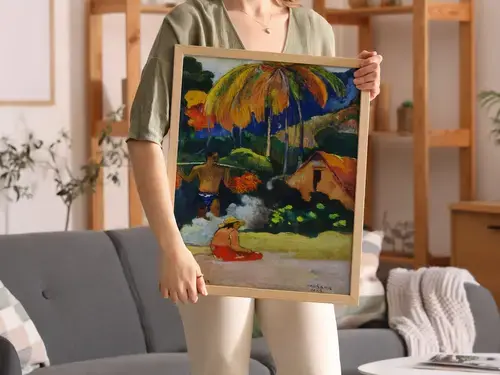 Paul Gauguin: Landscape in Tahiti, 1892 Art Print