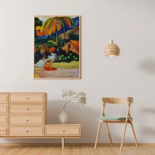 Paul Gauguin: Landscape in Tahiti, 1892 Art Print