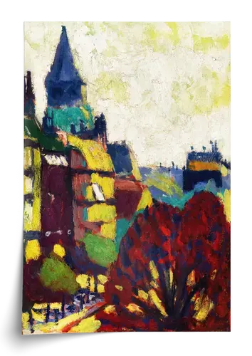 Saint-Germain-des-Prés, Paris, mit rotem Baum