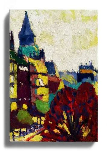 Saint-Germain-des-Prés, Paris, mit rotem Baum