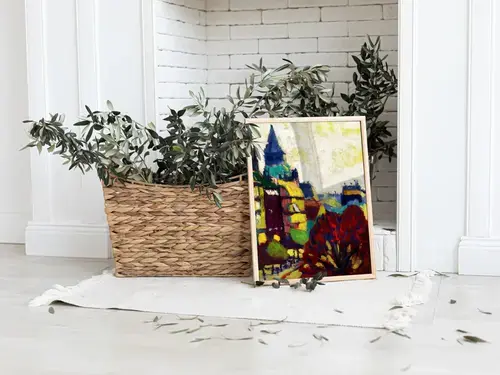 Saint-Germain-des-Prés, Paris, mit rotem Baum