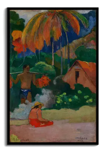 Tahitian Landscape by Paul Gauguin Art Print