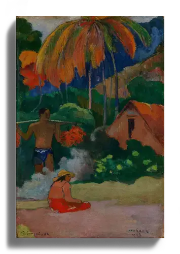Tahitian Landscape by Paul Gauguin Art Print