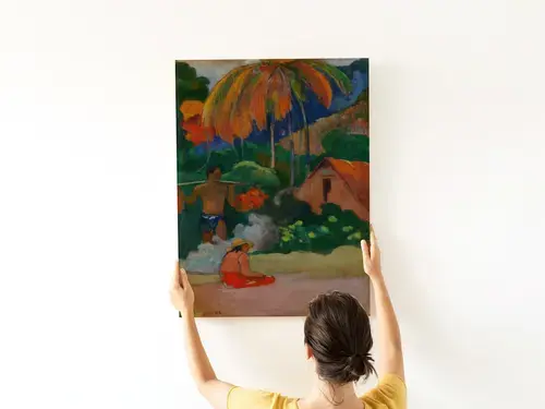 Tahitian Landscape by Paul Gauguin Art Print