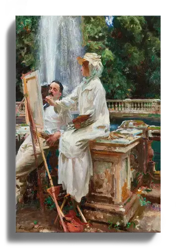 Der Brunnen, Villa Torlonia (1907) – Kunstdruck