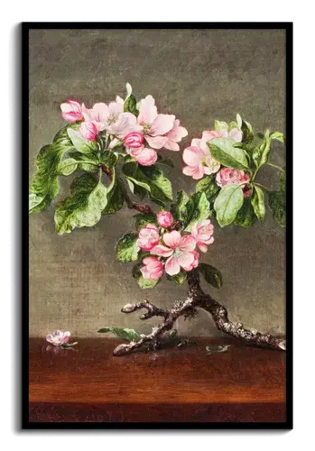Pink Blossoms Still Life Art Print