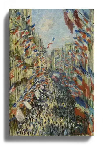 Montorgueil Street Paris - Claude Monet Art Print