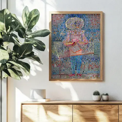 Boy in Fancy Dress by Paul Klee – Art Print