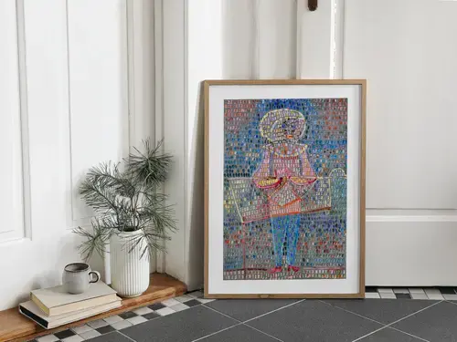 Boy in Fancy Dress by Paul Klee – Art Print