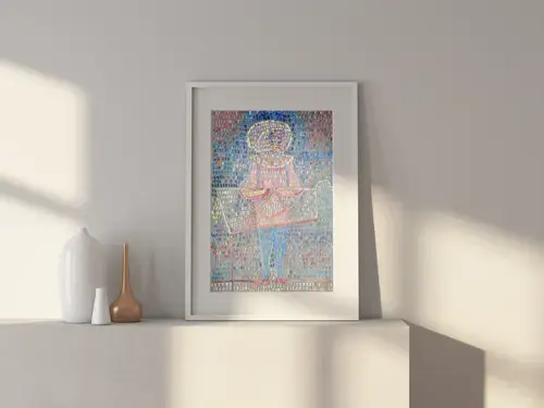 Boy in Fancy Dress by Paul Klee – Art Print