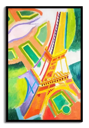 Robert Delaunay: Eiffel Tower (1924) Art Print