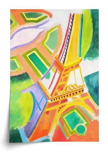 Robert Delaunay: Eiffel Tower (1924) Art Print