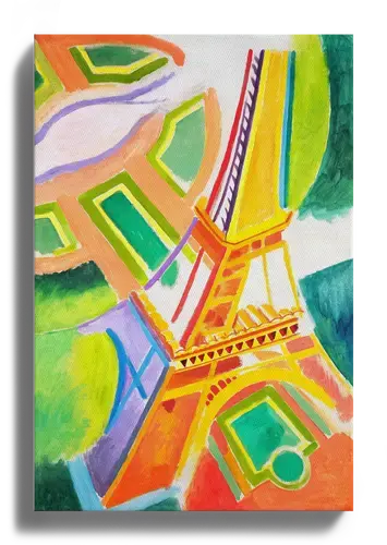 Robert Delaunay: Eiffel Tower (1924) Art Print