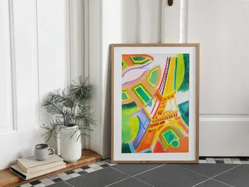 Robert Delaunay: Eiffel Tower (1924) Art Print