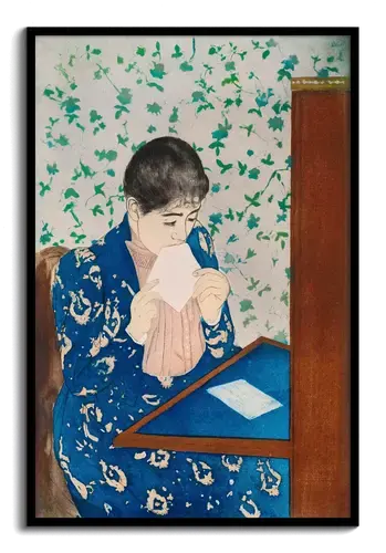 The Letter (1890-91) by Mary Cassatt - Art Print