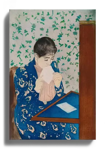 The Letter (1890-91) by Mary Cassatt - Art Print