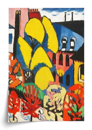 Trees (c. 1911-1914) by Henry Lyman Sayen Print