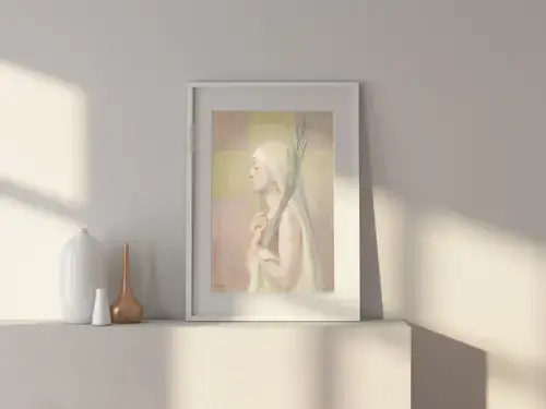 Saint Thecla (Une Martyre) - Art Print