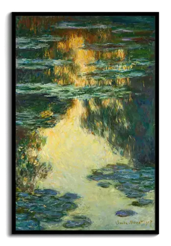Water Lilies (1907) by Claude Monet – Art Print