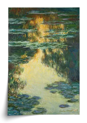 Water Lilies (1907) by Claude Monet – Art Print
