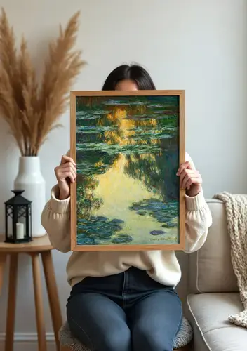 Water Lilies (1907) by Claude Monet – Art Print