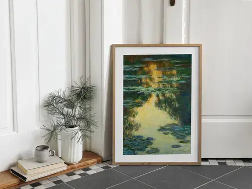 Water Lilies (1907) by Claude Monet – Art Print