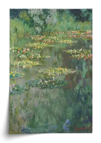 Water Lily Pond Impressionist Art Print